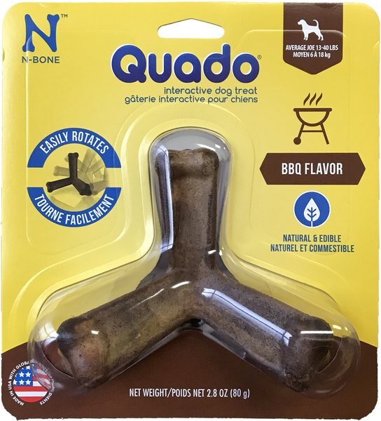 N-Bone Quada BBQ Flavored Interactive Dental Dog Treats