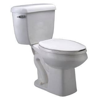 Zurn Eco Vantage 2-Piece 1.28 GPF Single Flush Elongated Pressure Assist Toilet in White Z5571