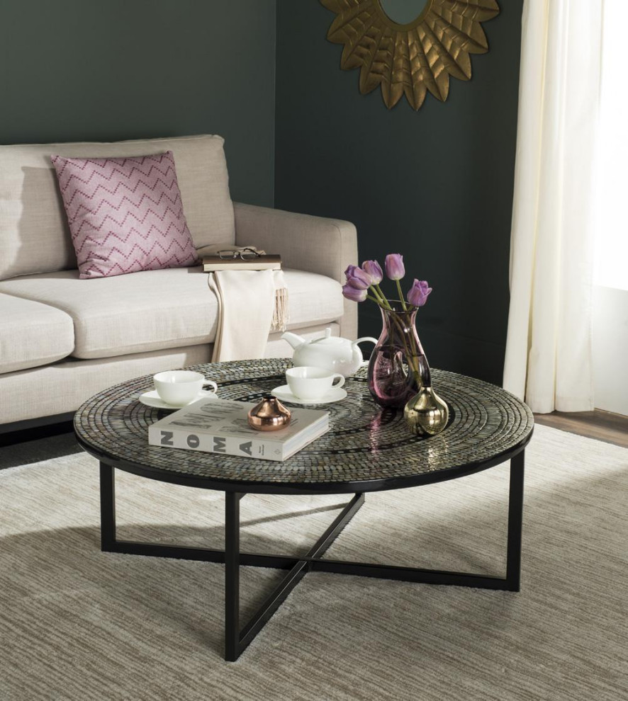 Lacy Coffee Table  Gray   Transitional   Coffee Tables   by Rustic Home Furniture Deco  Houzz