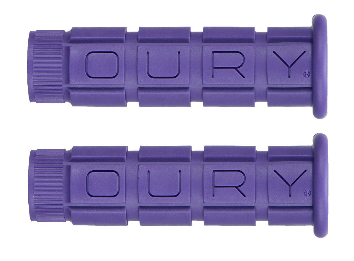 Oury Single Compound MTB Grips - Purple