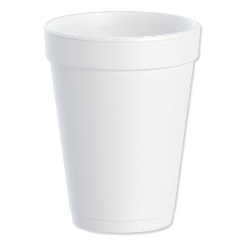 Dart Foam Drink Cups， 14 oz， White， 1，000/Carton (14J16)