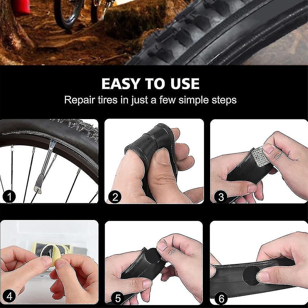 Bicycle Tire Repair Kit Bicycle Tire Patch， With File For Bicycle