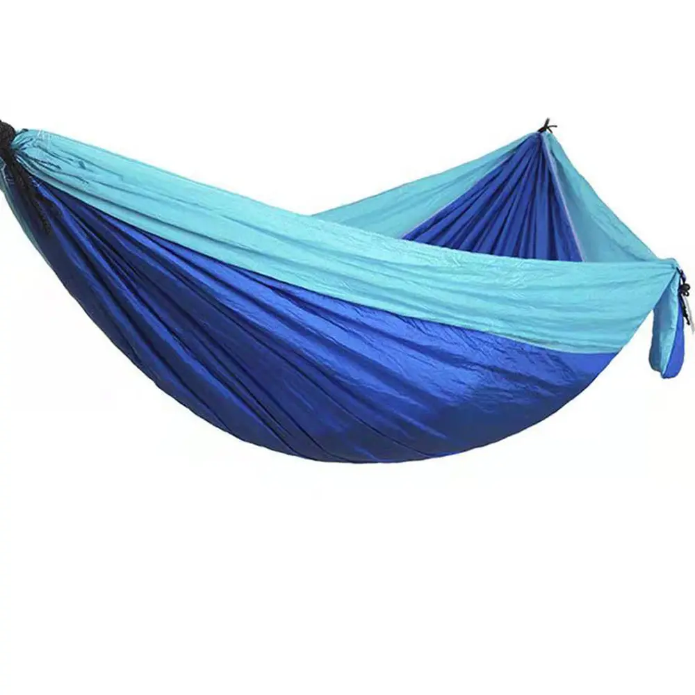 Integrated storage nylon silk hammock use for camping hiking