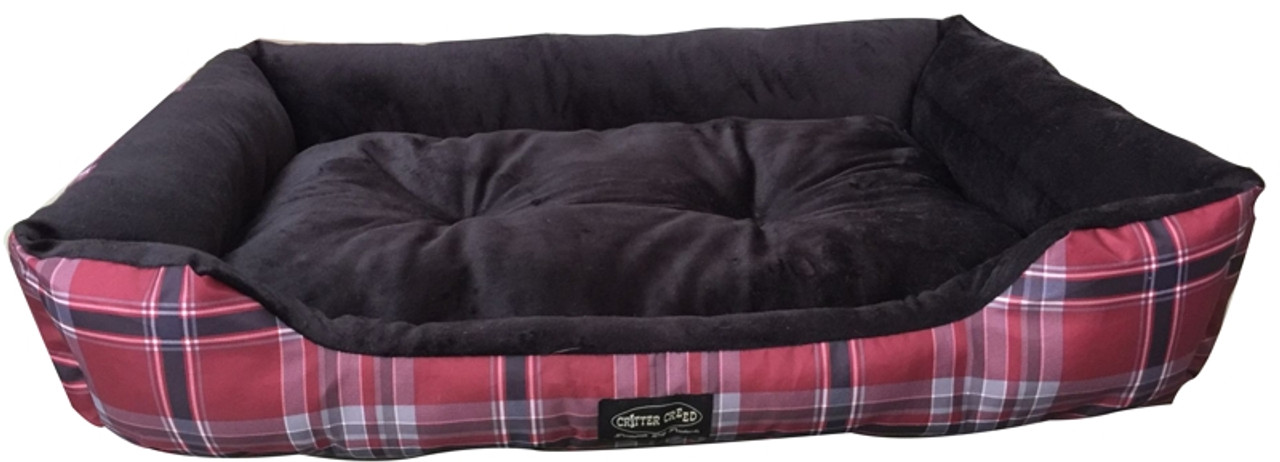 Taj Imports - Walled Flannel Dog Bed