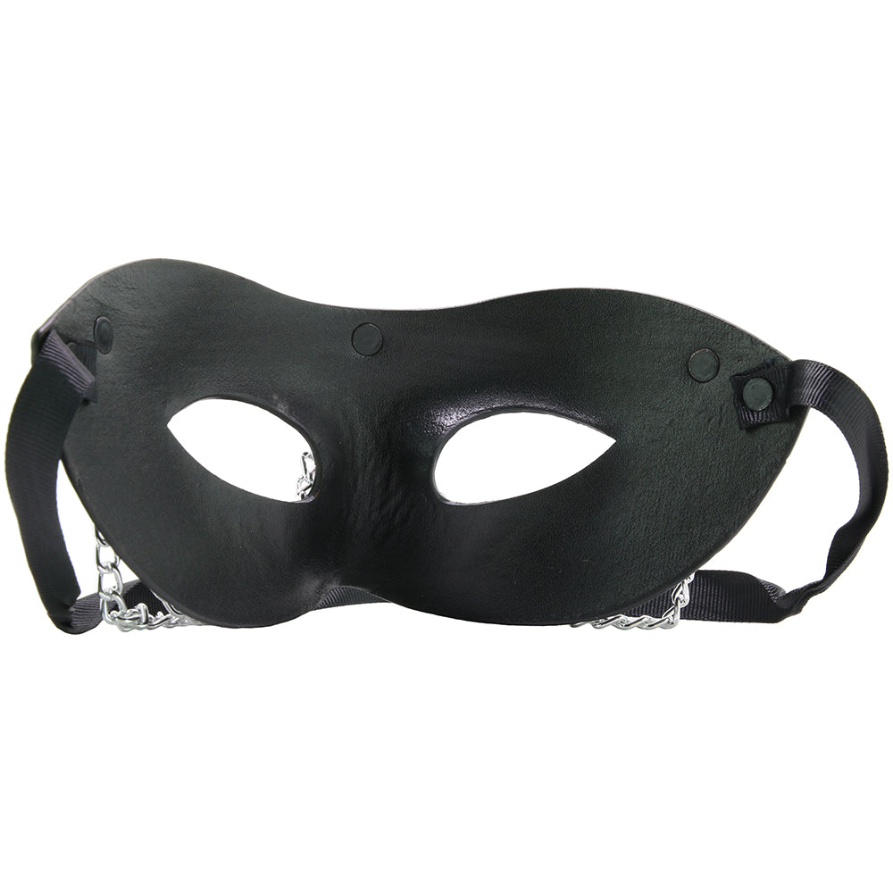 Sincerely Chained Lace Mask in Black