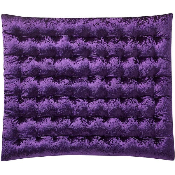 Rainha Cushion Tufted College Headboard - Velvet Crush - - 31307316