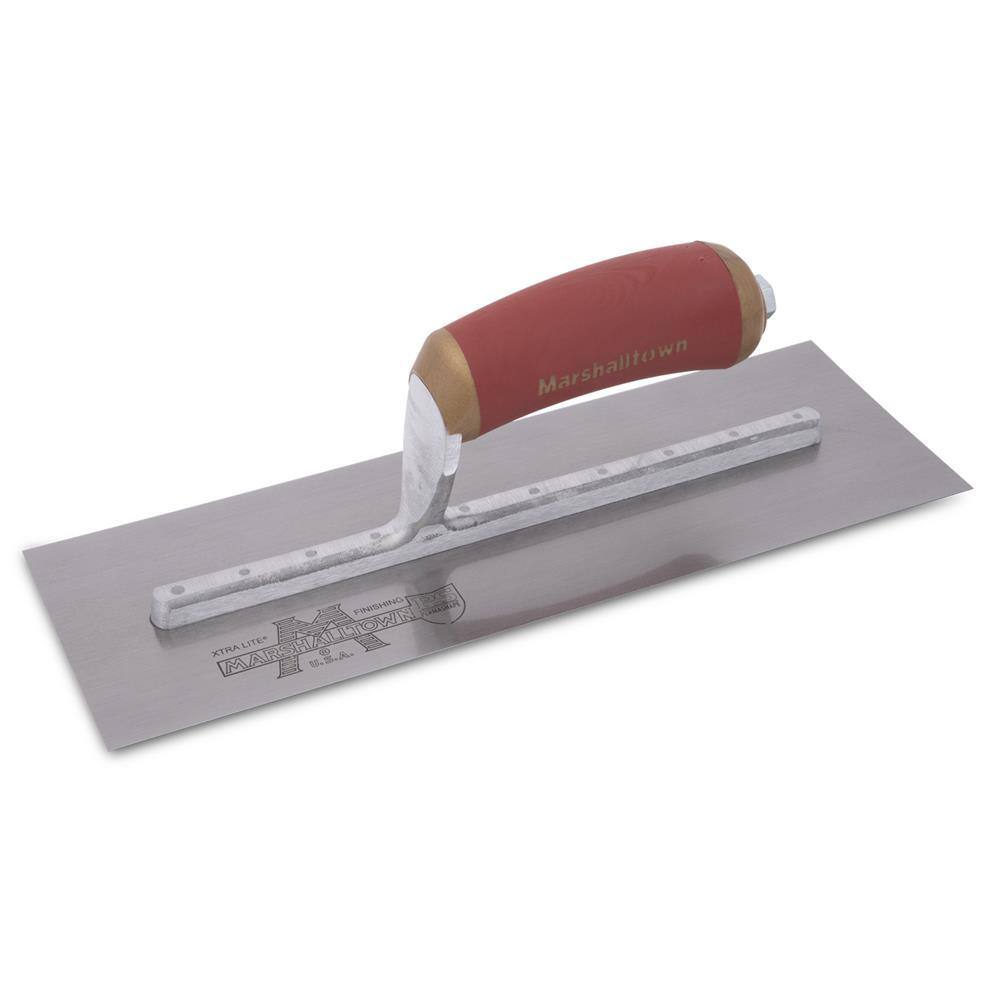 MARSHALLTOWN 12 in. x 3 in. PermaShape Broken-In Finishing Trowel PB56D