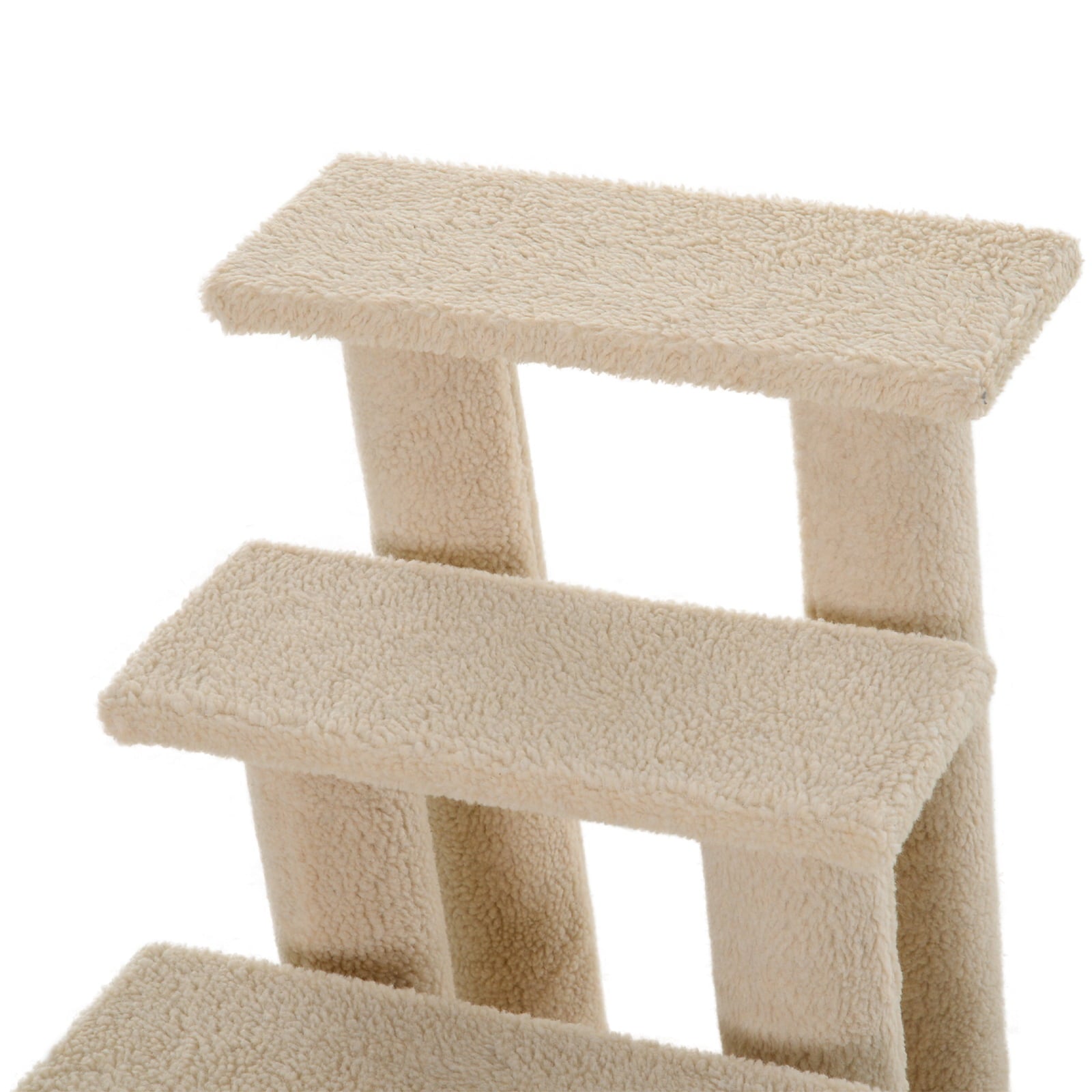 24'' Cat Tree 4-Step Stairway Perch Scratcher Pet Steps Stairs Dog Ramp Ladder