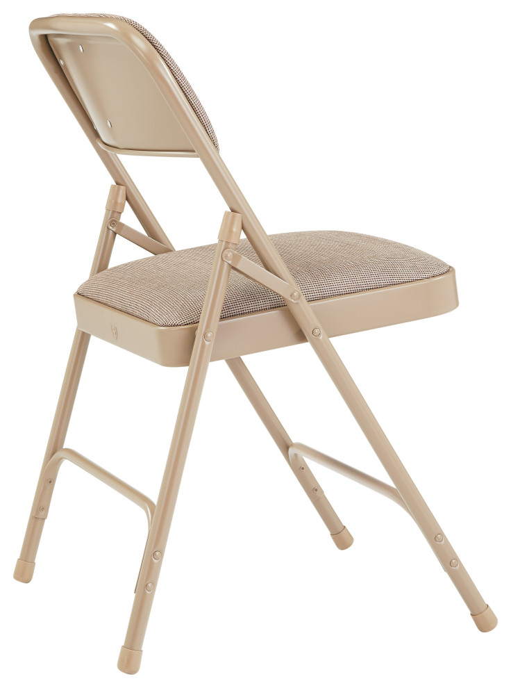 NPS 2200 Fabric Double Hinge Folding Chair  Set of 4   Contemporary   Folding Chairs And Stools   by National Public Seating  Houzz