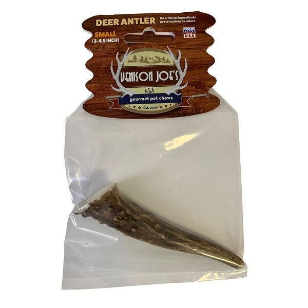 Venison Joe's Deer Antler Dog Treat， Small