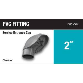 Carlon 2 in. PVC Service Entrance Cap E998J-CAR