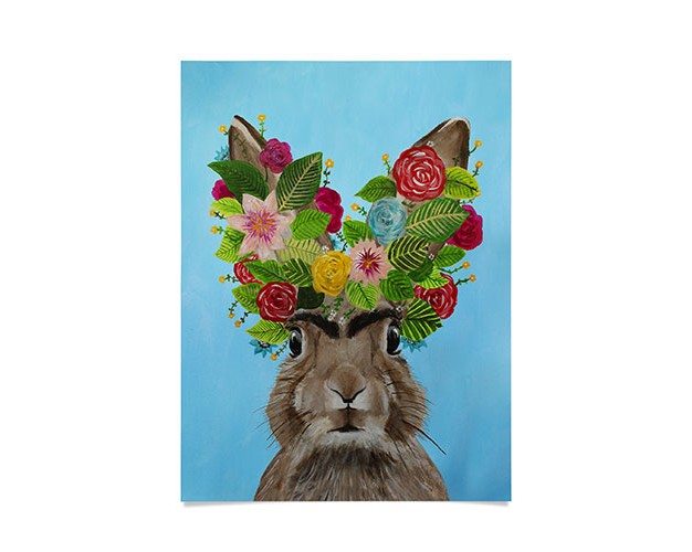 Coco De Paris Frida Kahlo Rabbit Poster Society6