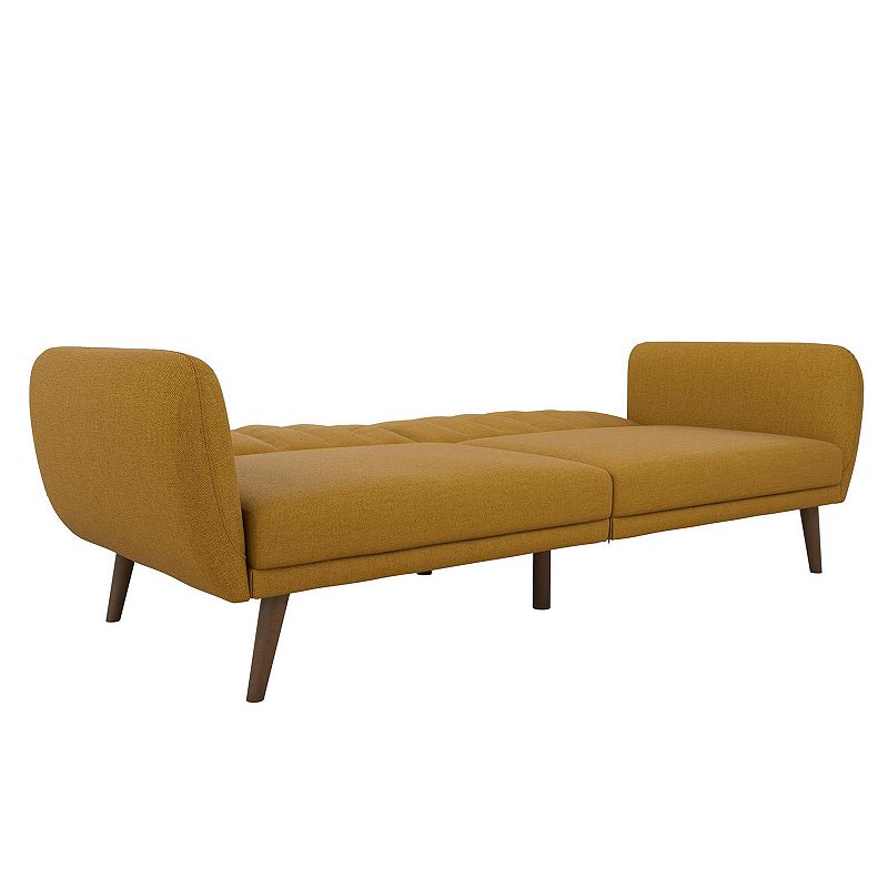 Novogratz Brittany Linen Convertible Sofa Futon