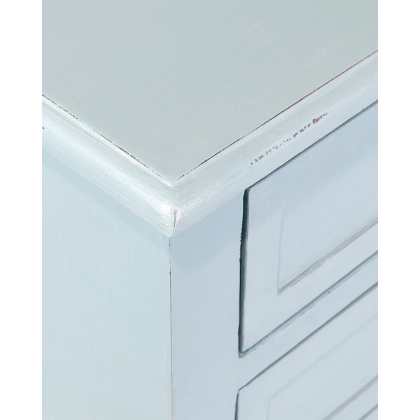 East at Main Painted Wood Side Table with Drawer