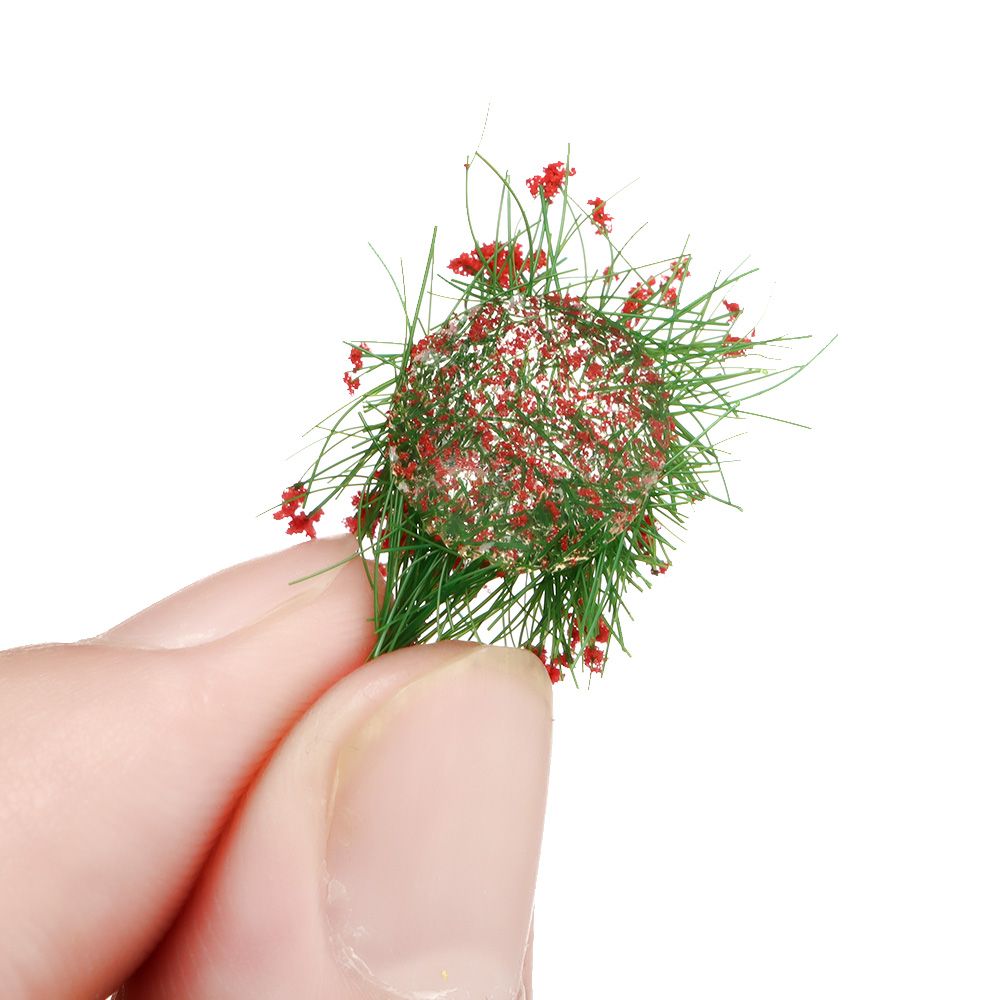 Durable Sand Table DIY Static Scenery Model Grass Tufts Flower Cluster Miniature Garden Decor Landscape Wargame 5