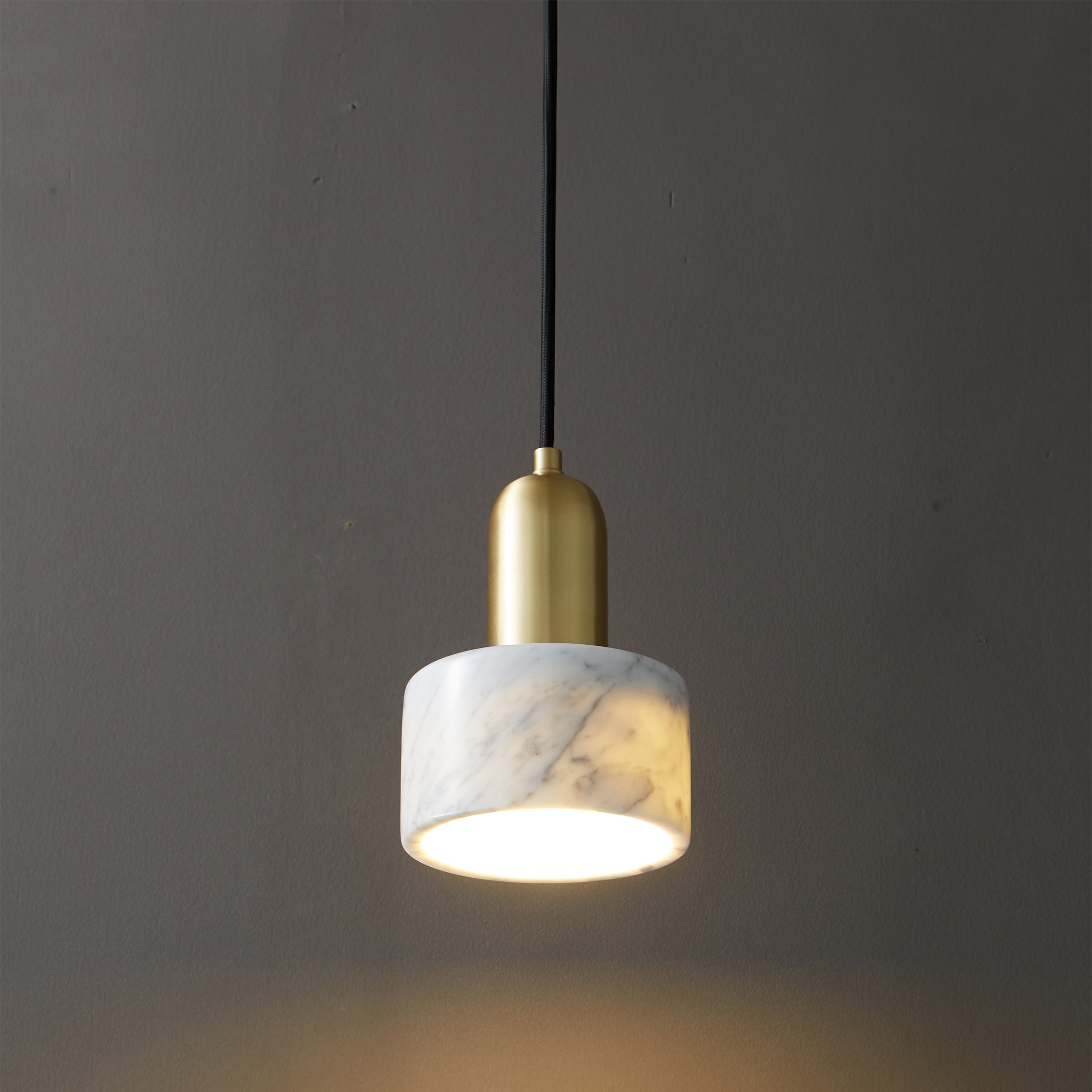 White Marble Pendant Lamp 7713-We