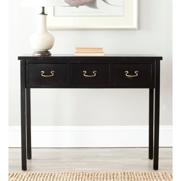 SAFAVIEH Cindy Black Console Table - 39.4