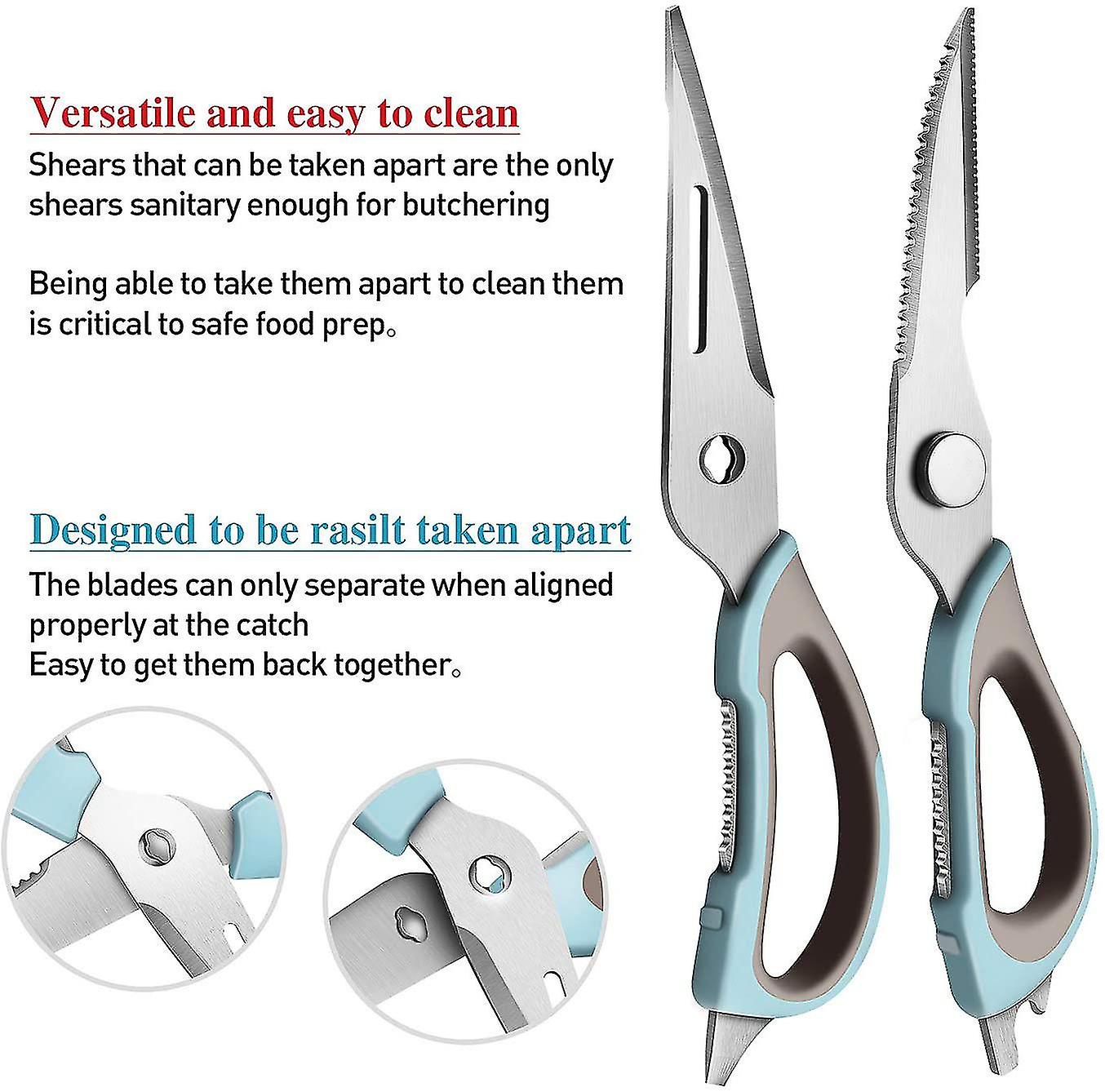 Kitchen Scissors-heavy Duty Kitchen Shears Stainless Steel