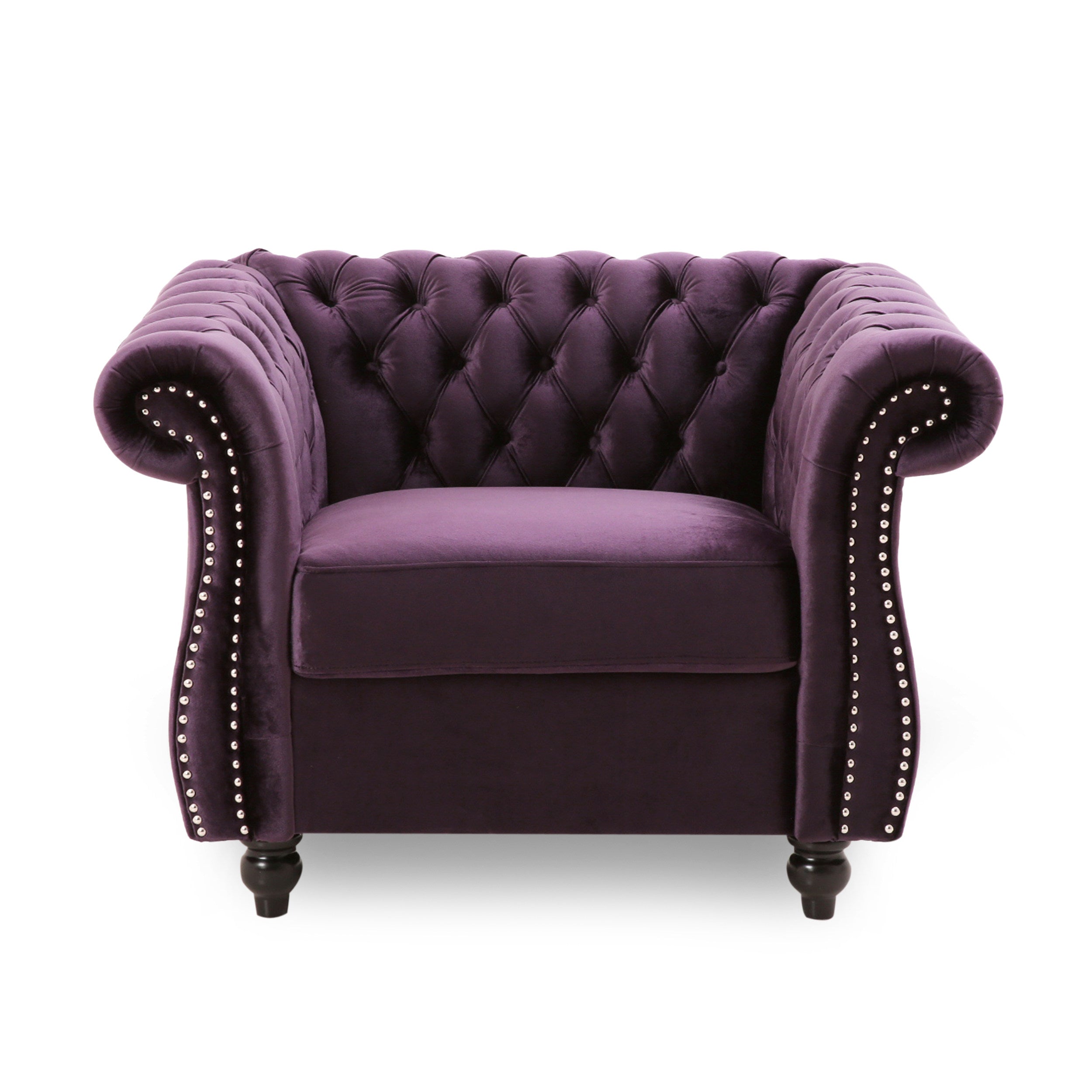 Galilea Chesterfield Velvet Club Chair