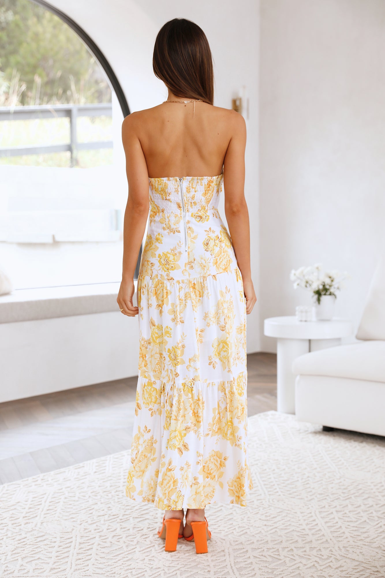 Annita Maxi Dress Yellow