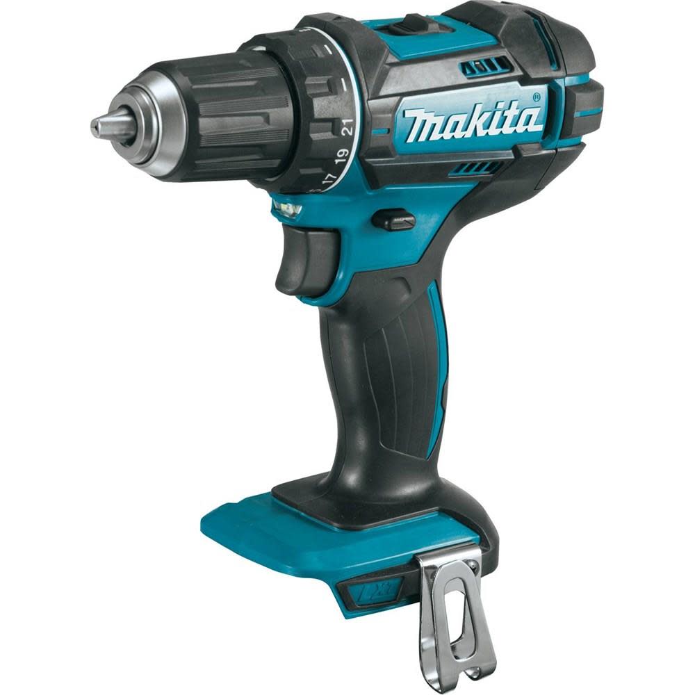 Makita 18 Volt LXT Lithium-Ion Cordless 1/2 in. Driver-Drill (Tool Only) XFD10Z from Makita