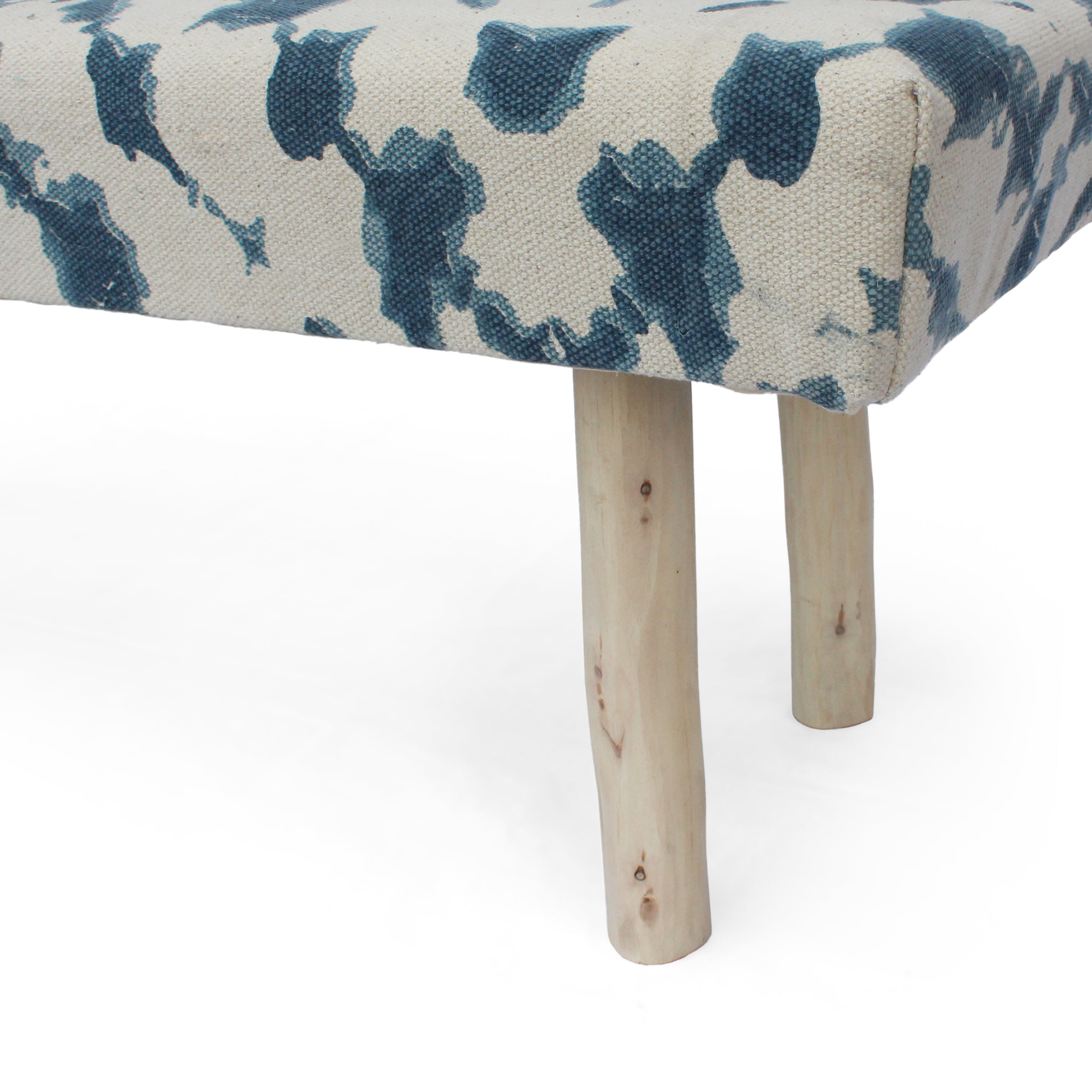 Carrera Handcrafted Boho Rectangular Fabric Bench