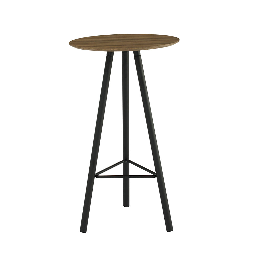 TAIJO Bar Table 60cm - Walnut & Black