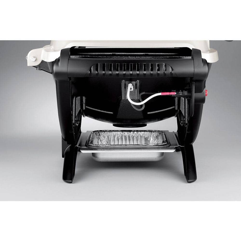 Weber Q 1200 1-Burner Portable Tabletop Propane Gas Grill in Black with Built-In Thermometer 51010001