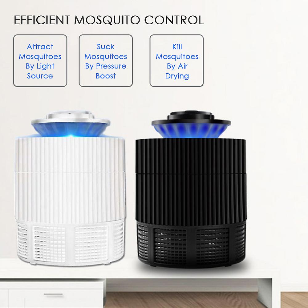 Black Intelligent Fashion Led Light Mosquito Killer Home Usb Powered Zapper Loudspeaker Mute Radiationless Mosquito Repellent Lamp