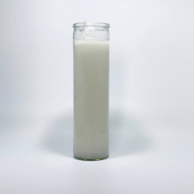 11 3oz Unscented Glass Jar Candle White Continental Candle