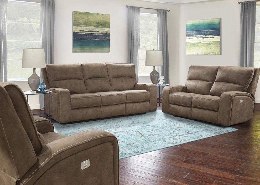 Parker Living Polaris Kahlua Power Sofa   Contemporary   Sofas   by Unlimited Furniture Group  Houzz