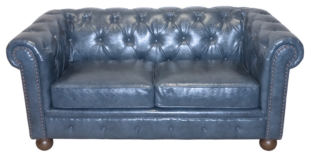 Winston Loveseat   Traditional   Loveseats   by Armen Living  Houzz