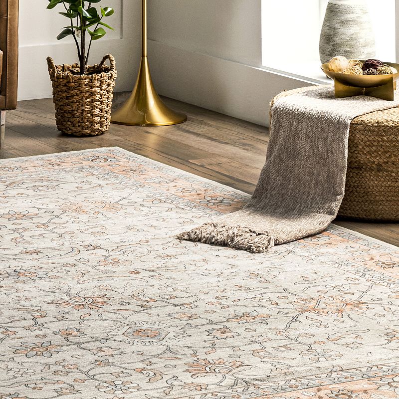 nuLOOM Marlena Faded Floral Area Rug