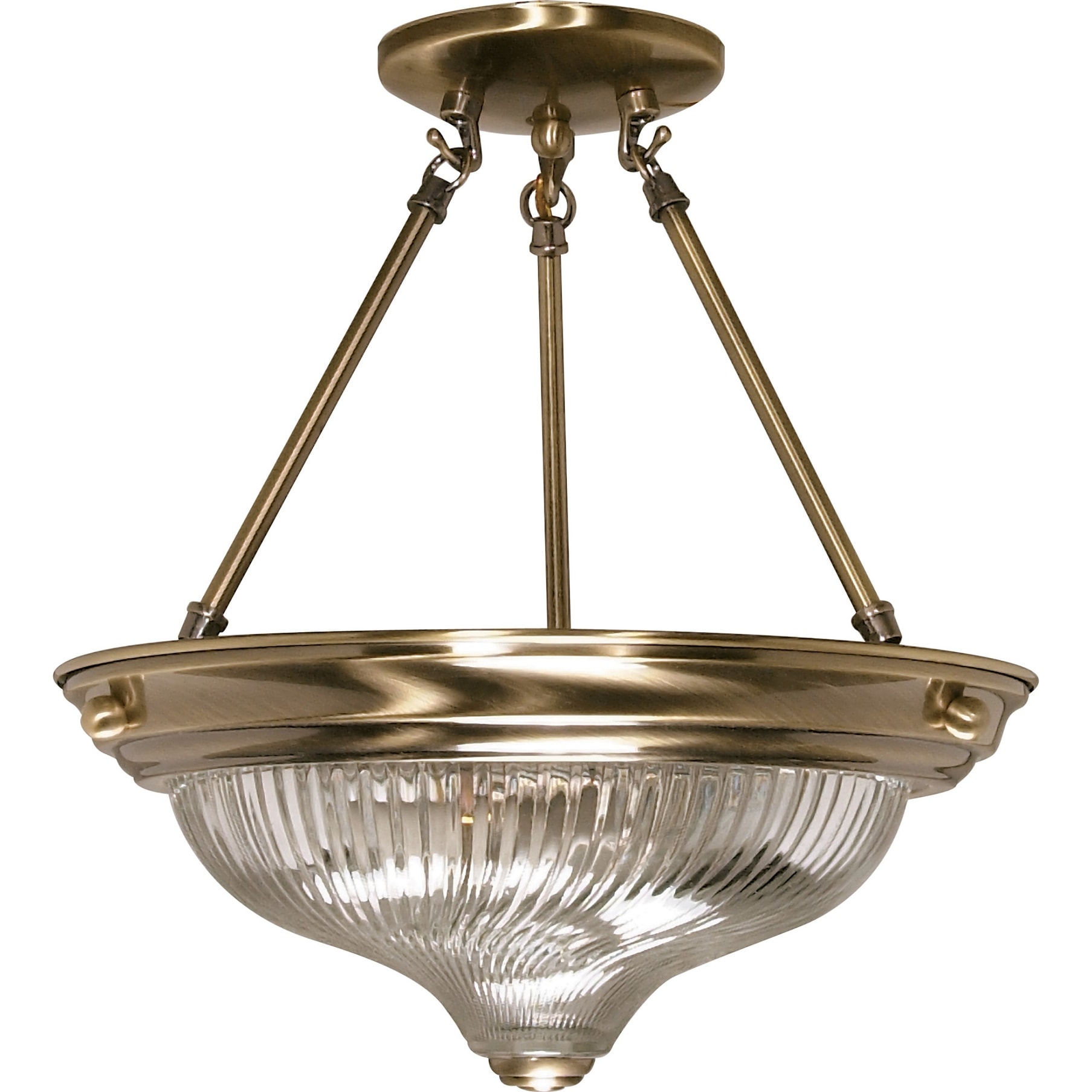 Nuvo Lighting 60/233 2 Light 13-1/4 Wide Semi-Flush Bowl Ceiling