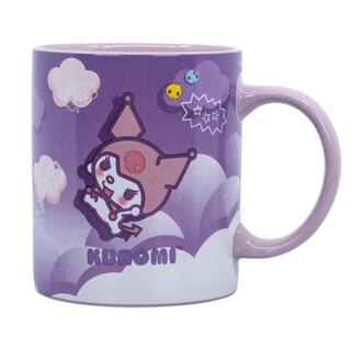 Uncanny Brands Hello Kitty and Friends Kuromi 1-Cup Pink Coffee Mug with Mug Warmer for Your Drip Coffee Maker MW1-KIT-KU1