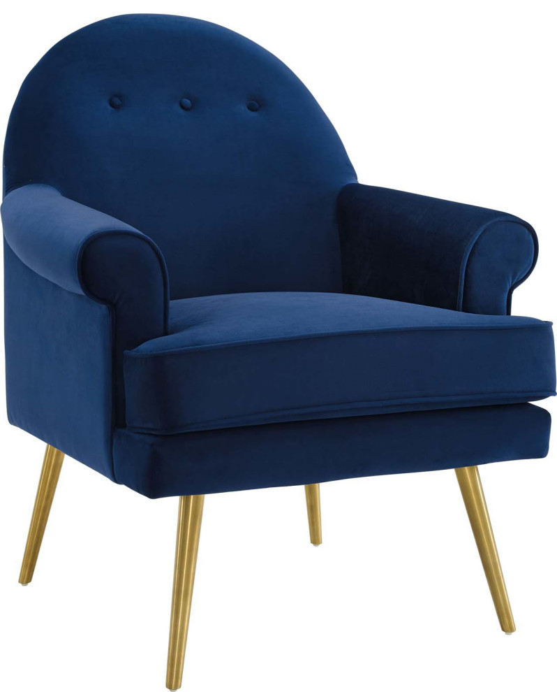 Millet Armchair   Midcentury   Armchairs And Accent Chairs   by HedgeApple  Houzz