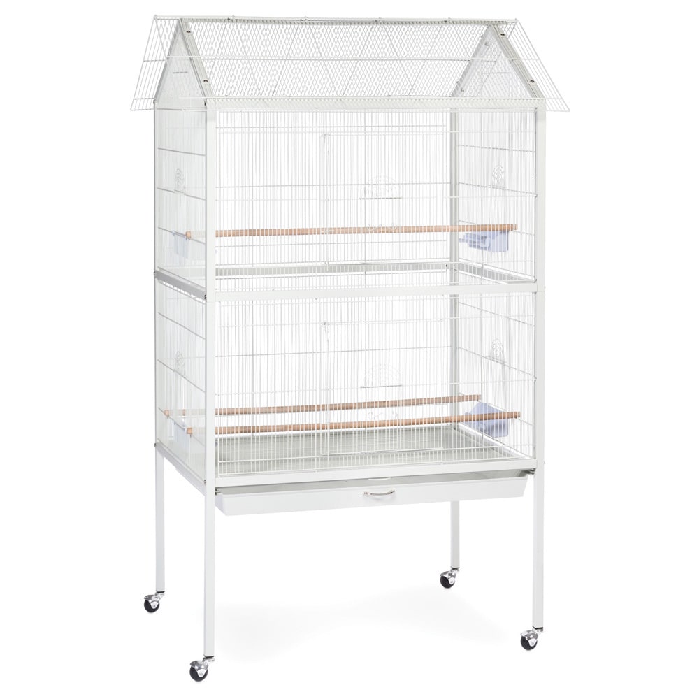 Prevue Pet Products White Aviary Flight Cage with Stand - F030