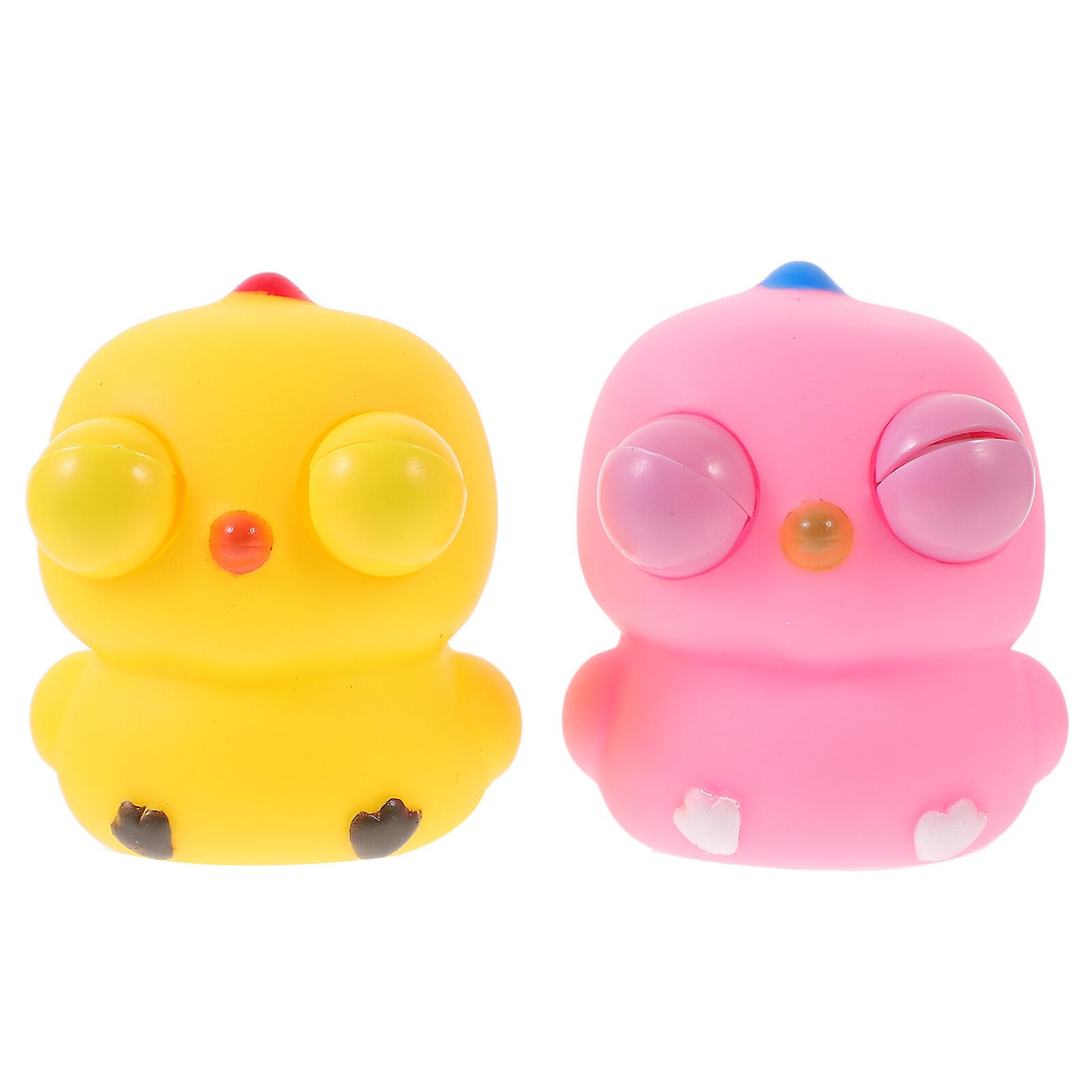 2pcs Popping Out Eyes Squeeze Toys Interesting Eye Popping Squeeze Toys