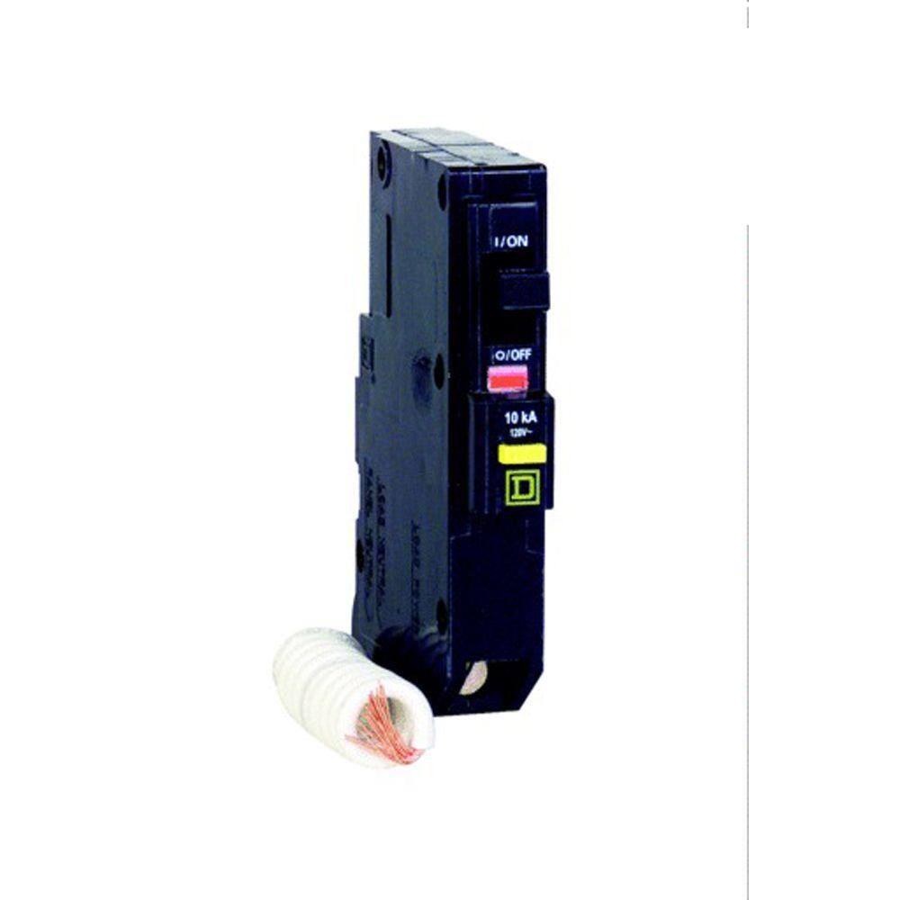 Square D QO Qwik-Gard 15 Amp Single-Pole GFCI Circuit Breaker QO115GFICP