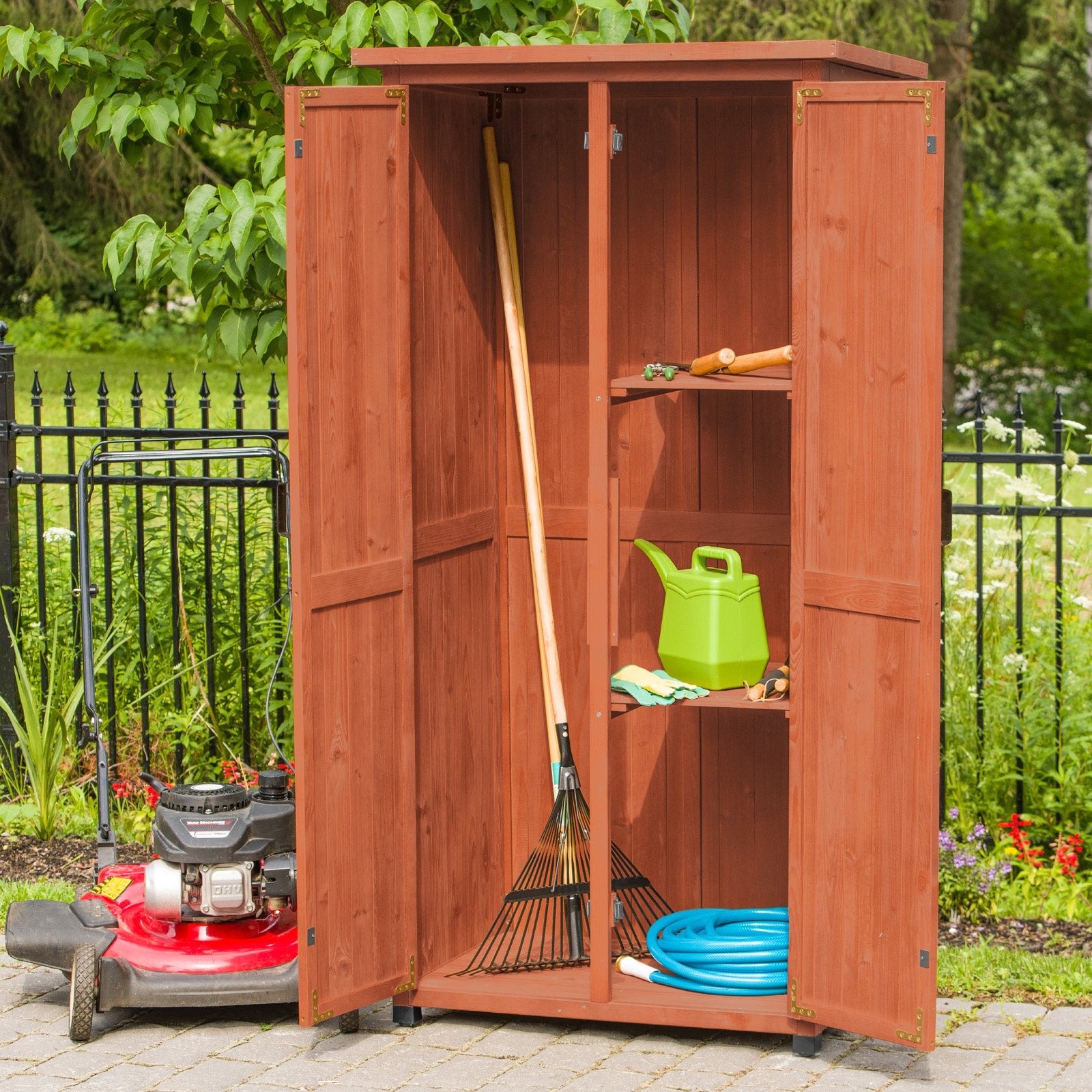 Leisure Season Vertical Storage Shed