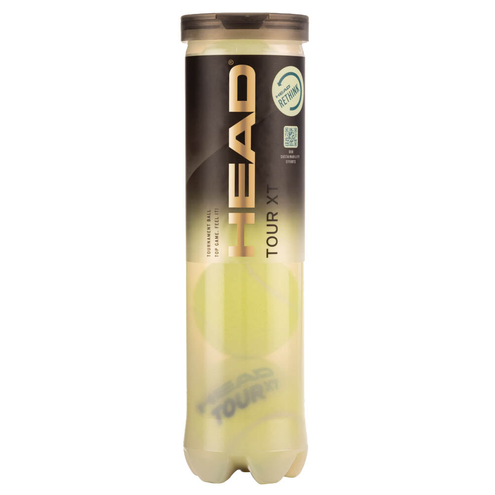 Head Tour XT Tennis Balls - Tube of 4