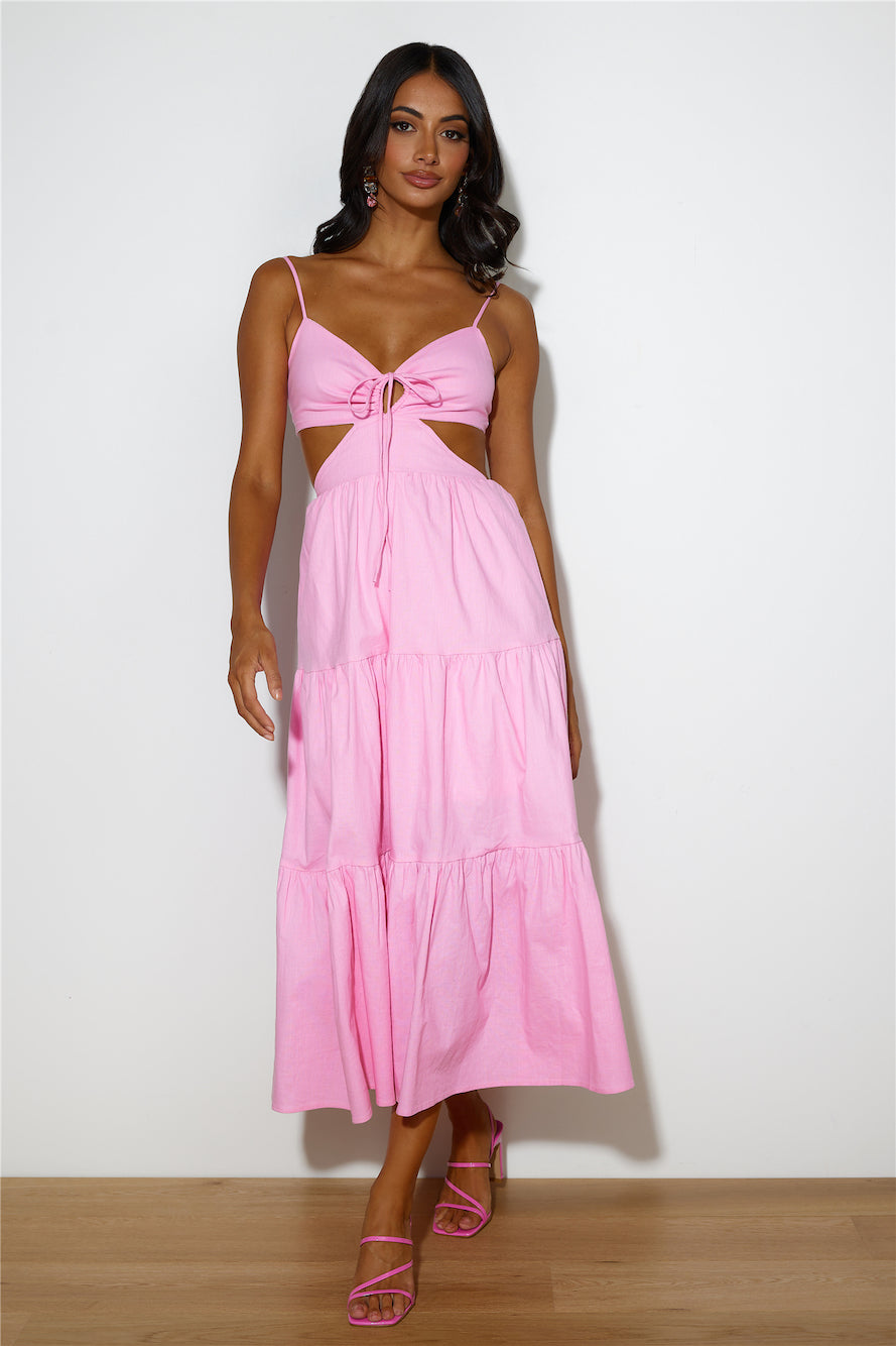 Loving Her Style Maxi Dress Pink