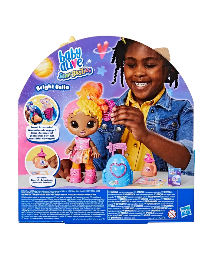 Baby Alive Star Besties Doll Bright Bella