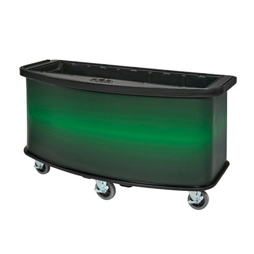 Cambro CVC75BW - Mobile Vending Cart - Base Unit - Custom Wrap Graphics Available， Green