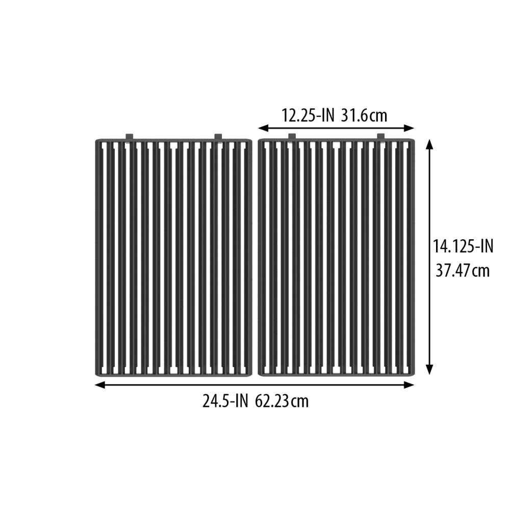 Cast Iron REGAL XL (T50) (PRIOR TO 2009) Cooking Grid ; 2pc