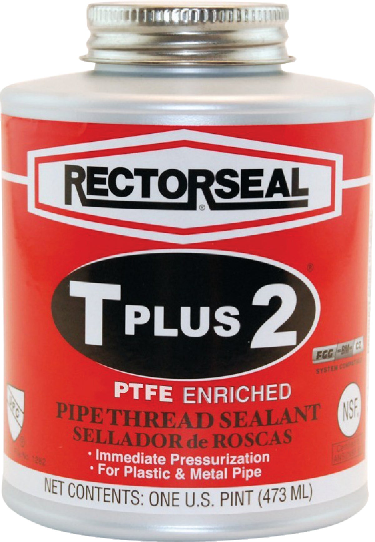 Rectorseal T Plus 2 PipeThread Sealant 16 Oz. White