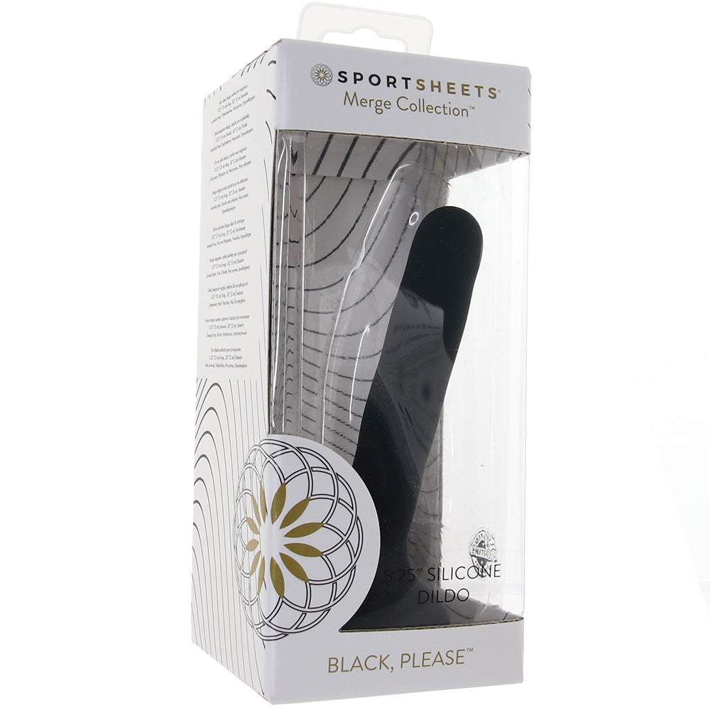 Merge Black, Please 5.25 Inch Dildo