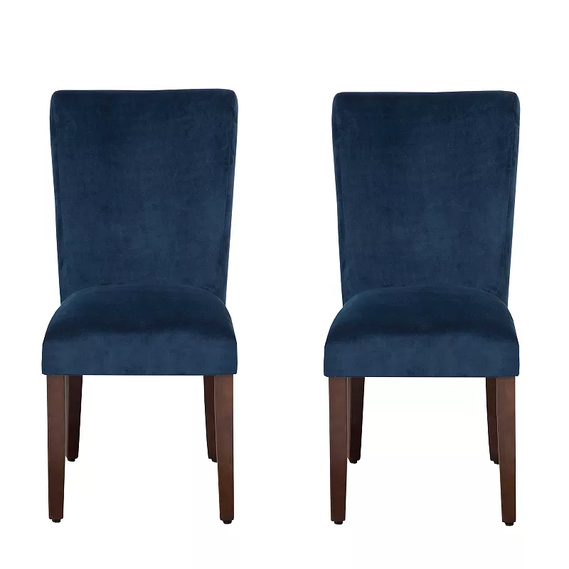 HomePop Velvet Dining Chair 2-piece Set