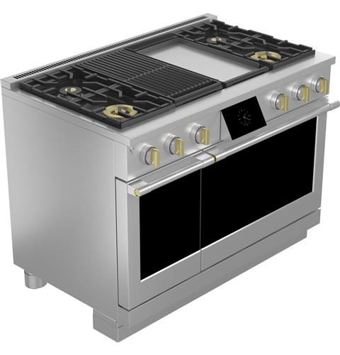 Monogram ZDP484NGTSS 48quot DualFuel Professional Range with 4 Burners