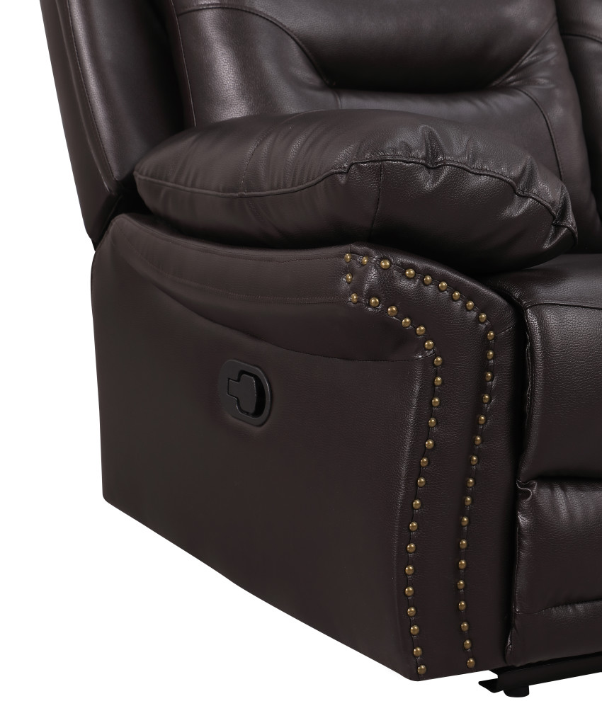 Anders Leather Air Match Recliner Collection  Sofa   Transitional   Sofas   by Luxuriant Furniture  Houzz